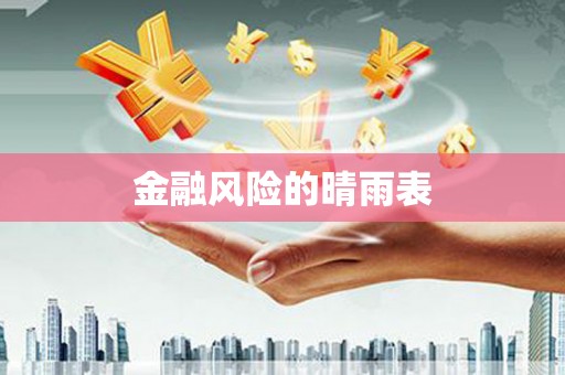 那玛夏金融风险的晴雨表