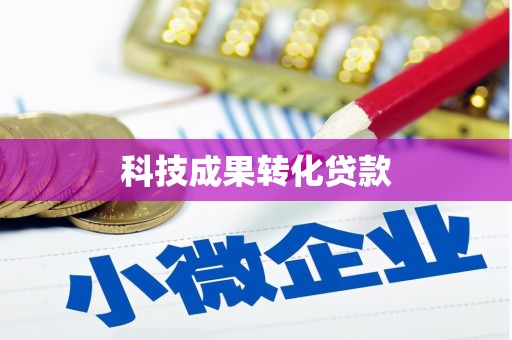 那玛夏科技成果转化贷款