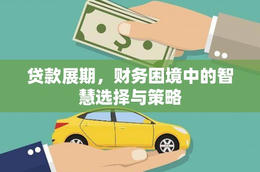 那玛夏贷款展期，财务困境中的智慧选择与策略