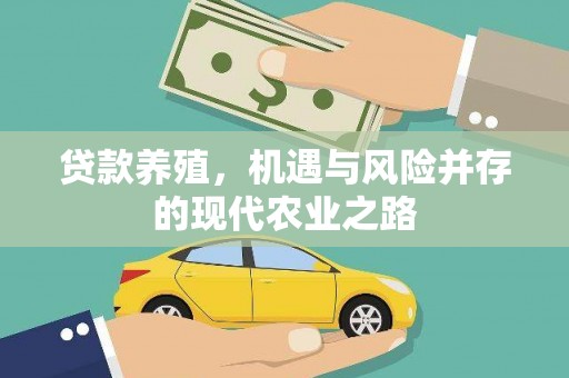 那玛夏贷款养殖，机遇与风险并存的现代农业之路