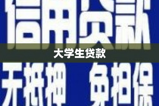 那玛夏大学生贷款