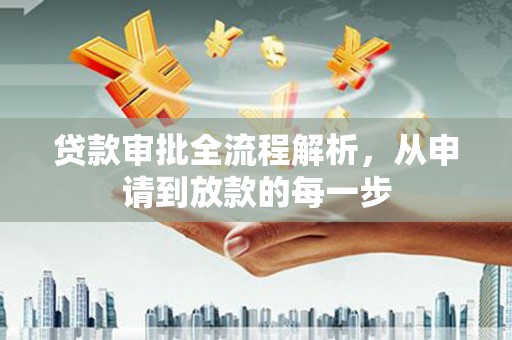 那玛夏贷款审批全流程解析，从申请到放款的每一步