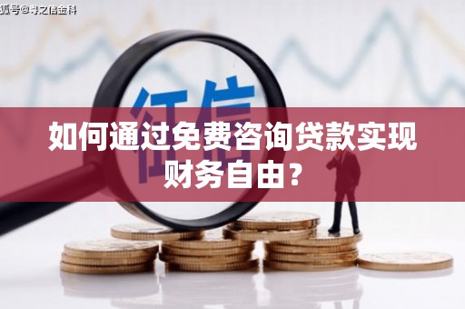 那玛夏如何通过免费咨询贷款实现财务自由？