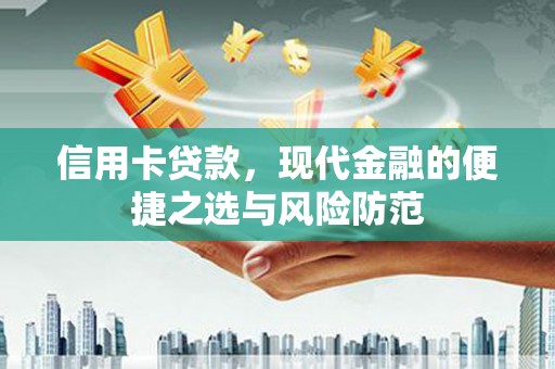 那玛夏信用卡贷款，现代金融的便捷之选与风险防范