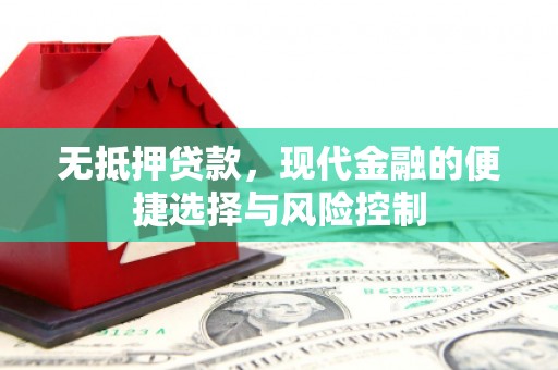 那玛夏无抵押贷款，现代金融的便捷选择与风险控制