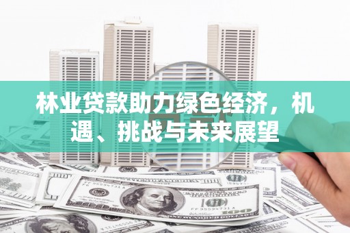 那玛夏林业贷款助力绿色经济，机遇、挑战与未来展望
