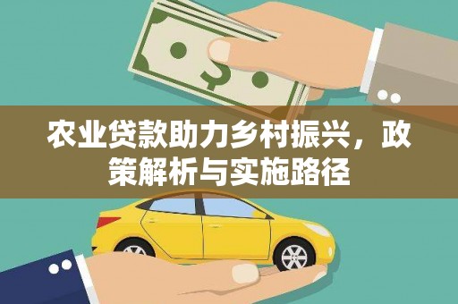 那玛夏农业贷款助力乡村振兴，政策解析与实施路径