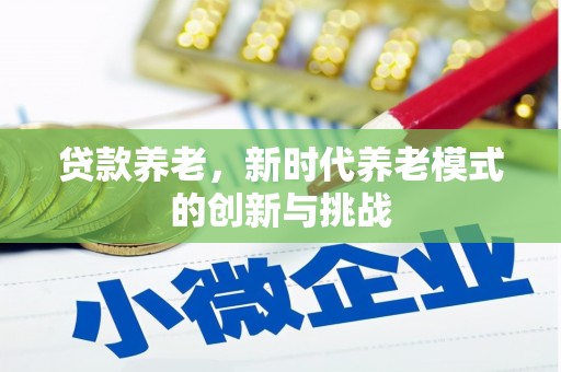 那玛夏贷款养老，新时代养老模式的创新与挑战