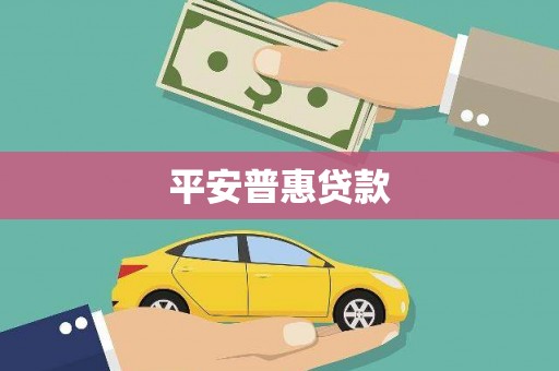 那玛夏平安普惠贷款