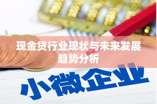 那玛夏现金贷行业现状与未来发展趋势分析