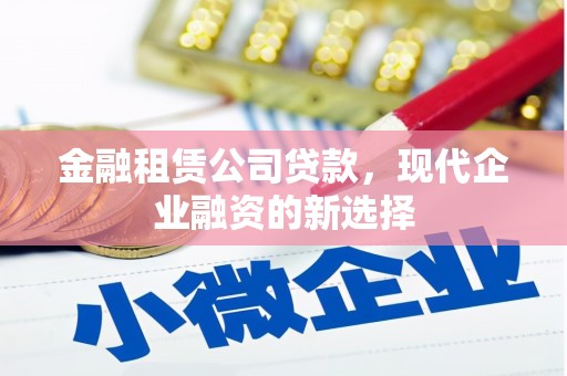 那玛夏金融租赁公司贷款，现代企业融资的新选择