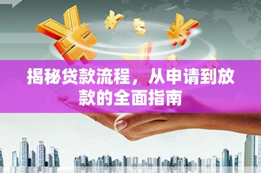那玛夏揭秘贷款流程，从申请到放款的全面指南