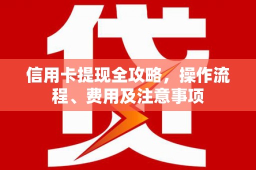 那玛夏信用卡提现全攻略，操作流程、费用及注意事项