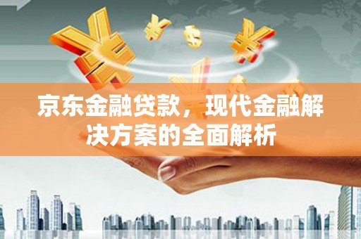 那玛夏京东金融贷款，现代金融解决方案的全面解析
