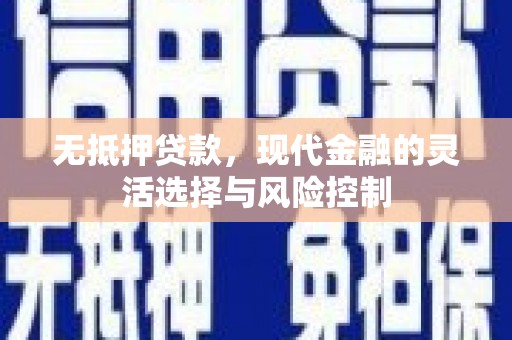 那玛夏无抵押贷款，现代金融的灵活选择与风险控制