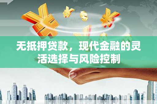 那玛夏无抵押贷款，现代金融的灵活选择与风险控制