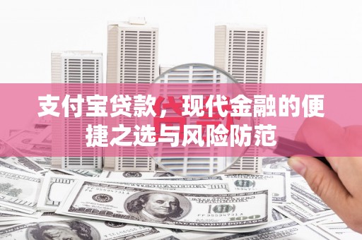 那玛夏支付宝贷款，现代金融的便捷之选与风险防范