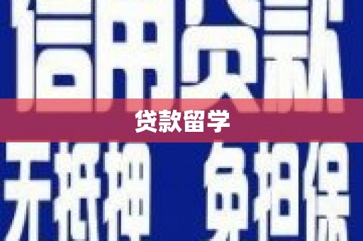 那玛夏贷款留学