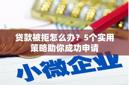那玛夏贷款被拒怎么办？5个实用策略助你成功申请