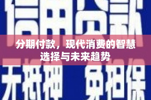 那玛夏分期付款，现代消费的智慧选择与未来趋势
