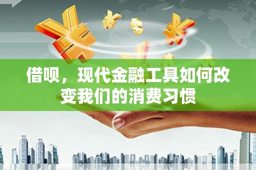 那玛夏借呗，现代金融工具如何改变我们的消费习惯