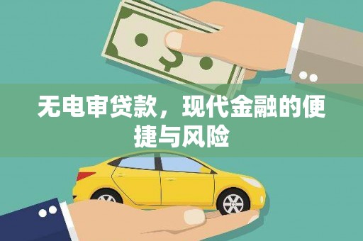 那玛夏无电审贷款，现代金融的便捷与风险