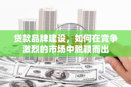 那玛夏贷款品牌建设，如何在竞争激烈的市场中脱颖而出