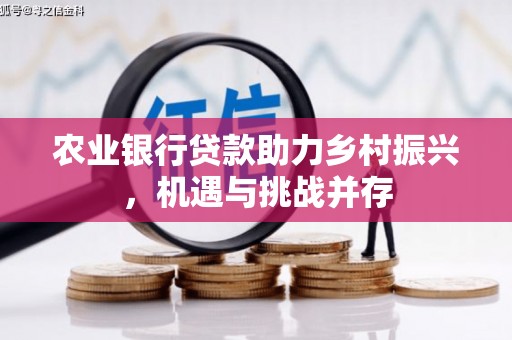 那玛夏农业银行贷款助力乡村振兴，机遇与挑战并存
