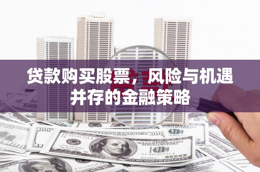 那玛夏贷款购买股票，风险与机遇并存的金融策略