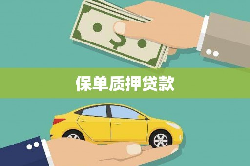 那玛夏保单质押贷款