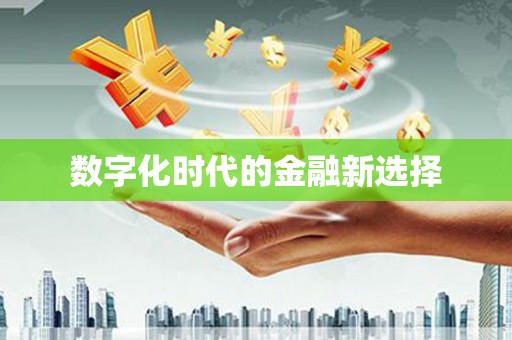 那玛夏数字化时代的金融新选择
