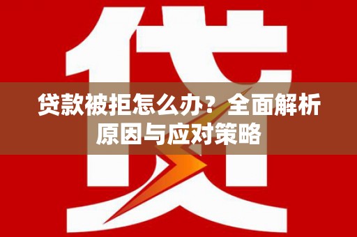 那玛夏贷款被拒怎么办？全面解析原因与应对策略