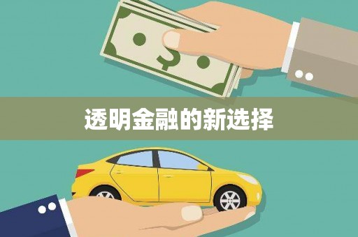 那玛夏透明金融的新选择