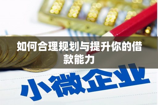 那玛夏如何合理规划与提升你的借款能力
