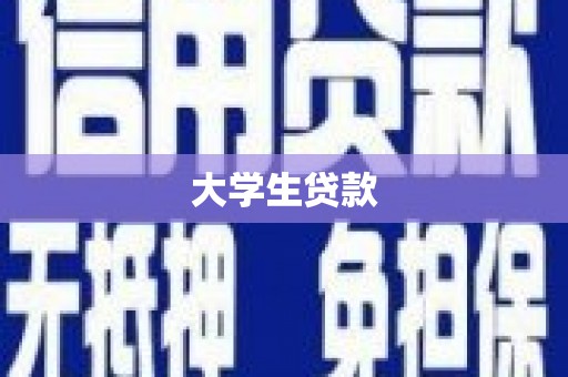 那玛夏大学生贷款