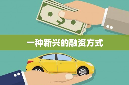 那玛夏一种新兴的融资方式
