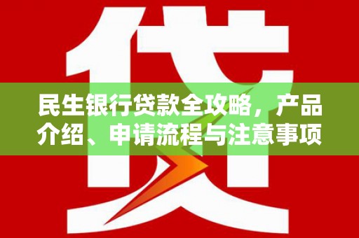 那玛夏民生银行贷款全攻略，产品介绍、申请流程与注意事项